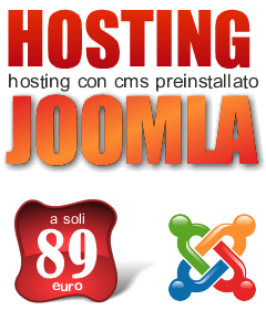 Hosting Joomla economico italiano dedicato
