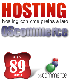 Hosting oscommerce preinstallato by Anyweb.it